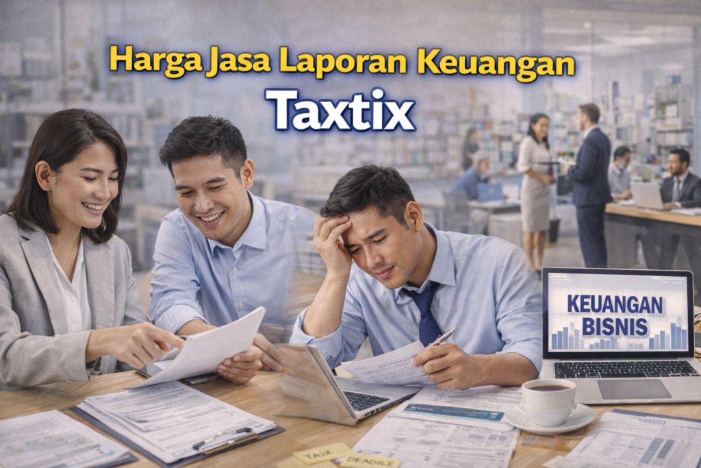 harga jasa laporan keuangan taxtix