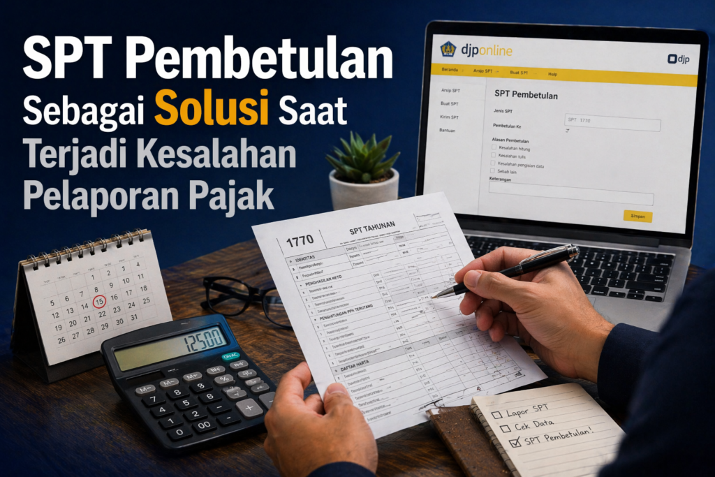 SPT pembetulan taxtix.id