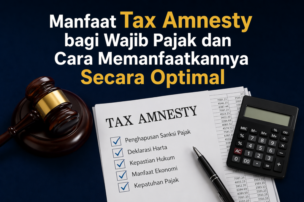 manfaat Tax Amnesty bagi Wajib Pajak taxtix.id
