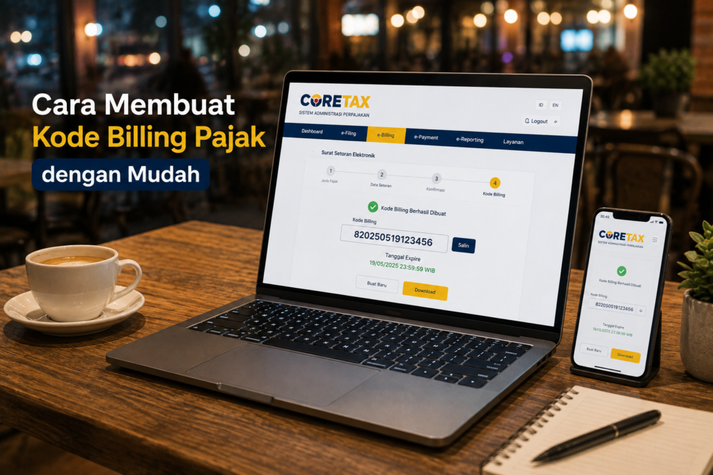 cara membuat kode billing taxtix